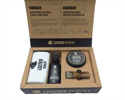 Leather Remedy Anti-Mould Leather Cleaner & Care Kit